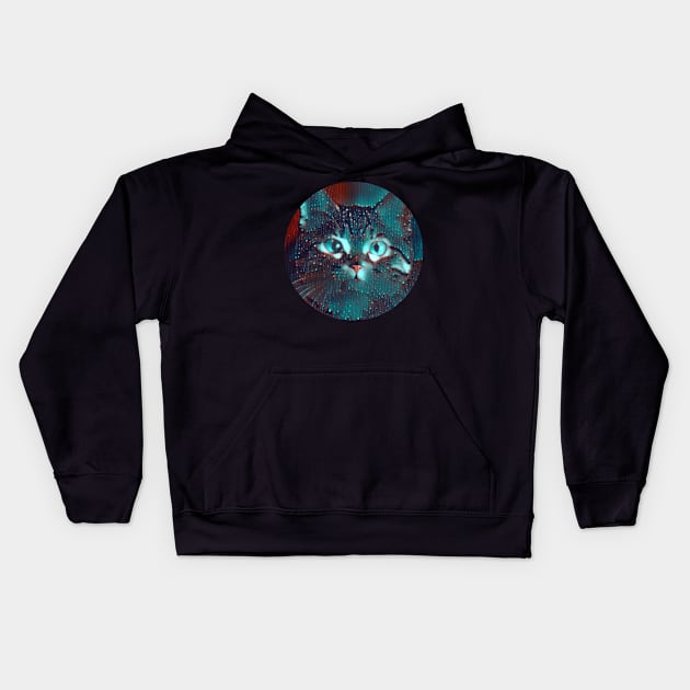 Fast mycat, revolution for cats Kids Hoodie by GoranDesign